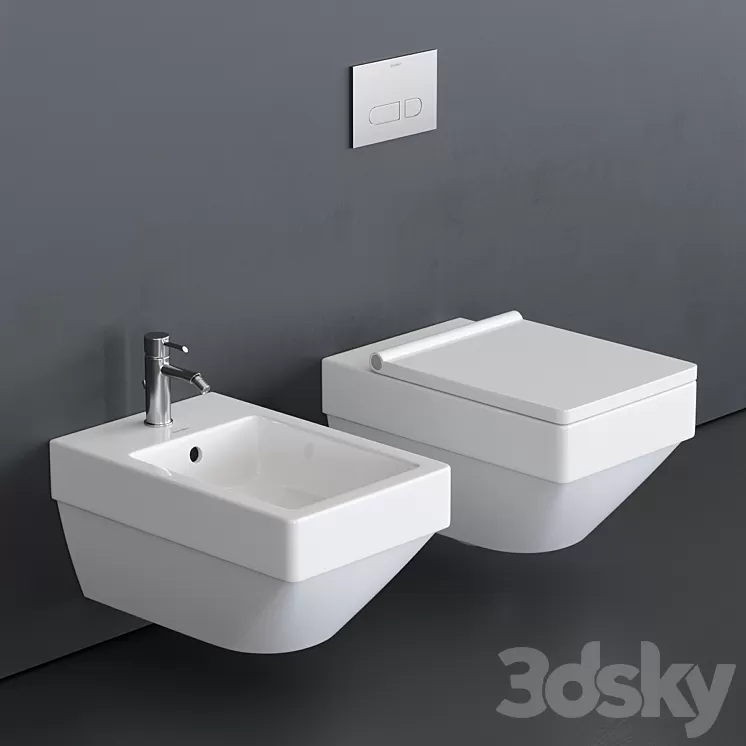 Duravit Vero Air Wall-hung WC 3D Model