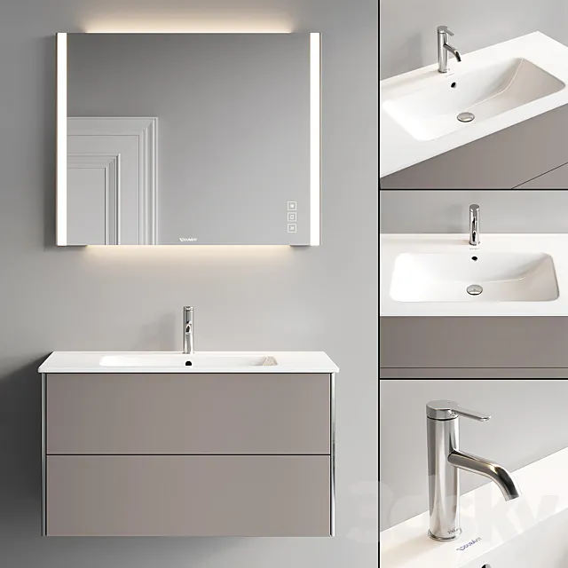 Duravit XSquare Vanity Unit Set 4 Free Download