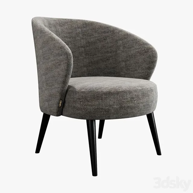 Dutchbone waldo armchair 3D Model
