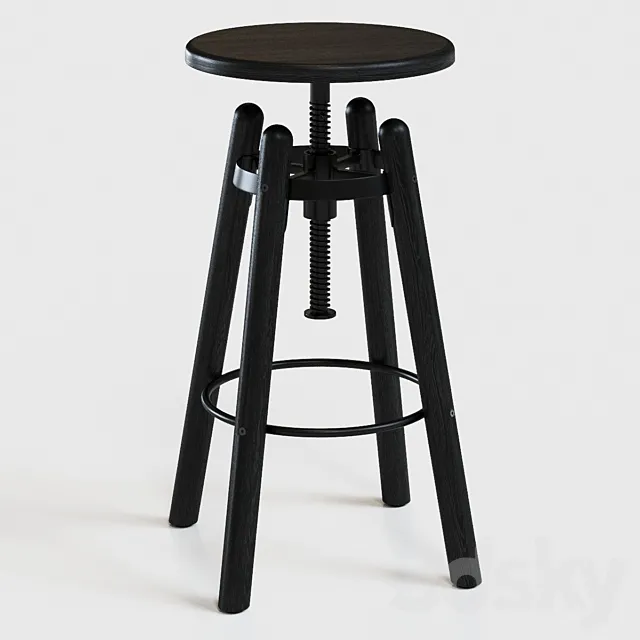 Duval Adjustable Stool 3DModel