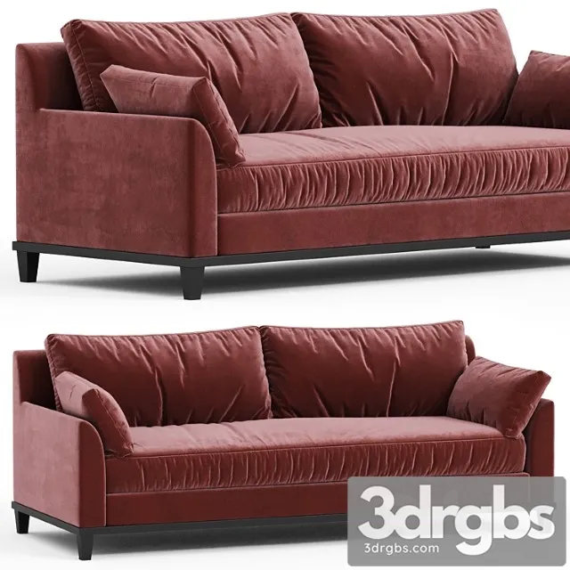 Duvivier canape?s mattiev 3-seater velvet sofa with removable cover