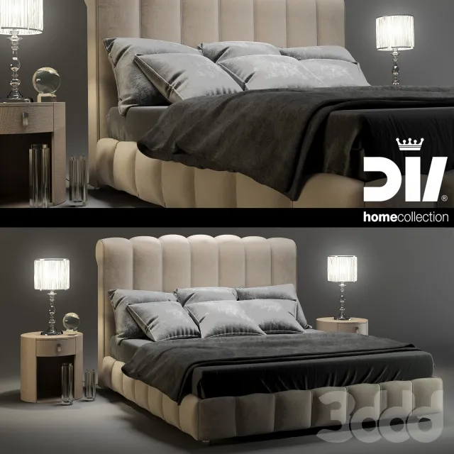 DV HOME collection bed BYRON letto 3D Model