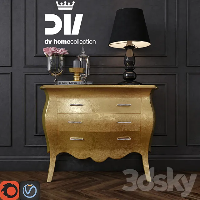 DV home collection drawer SIGN and BETWEEN lampada Free Download