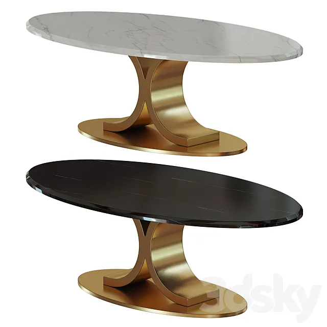 DV Home Collection KENT plus tavolo 3D Model