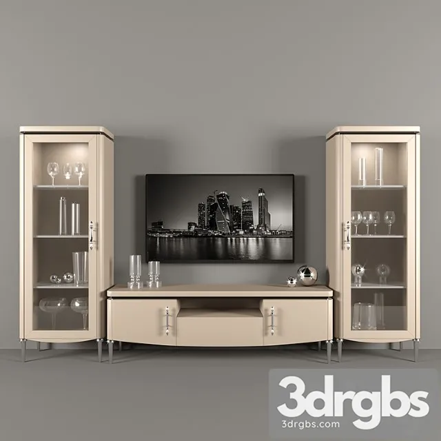 Dv home collection. tv unit - display case 3D Model Free