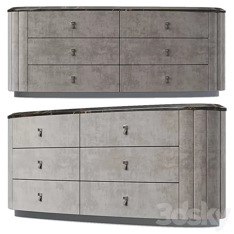 DV HOME COLLECTION VOGUE CASSETTIERA 6 3D Model