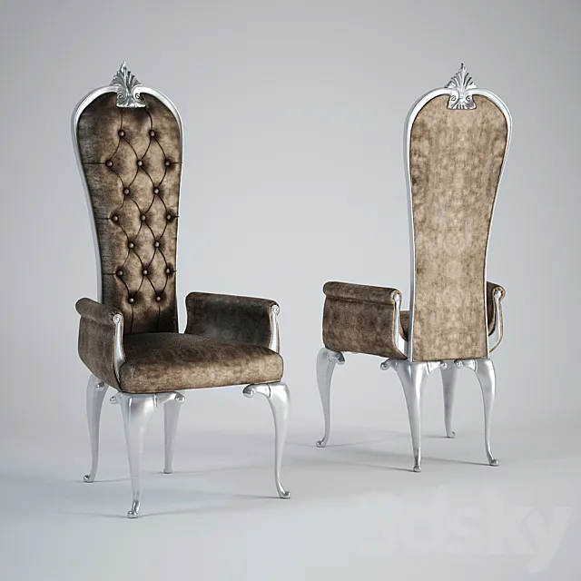 DV home PRINCE capotavola _ sedia 3D Model