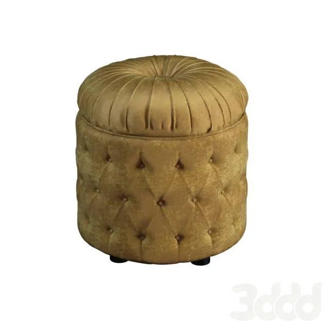 DV home VELVET DOT pouf capitonnee 3D Model