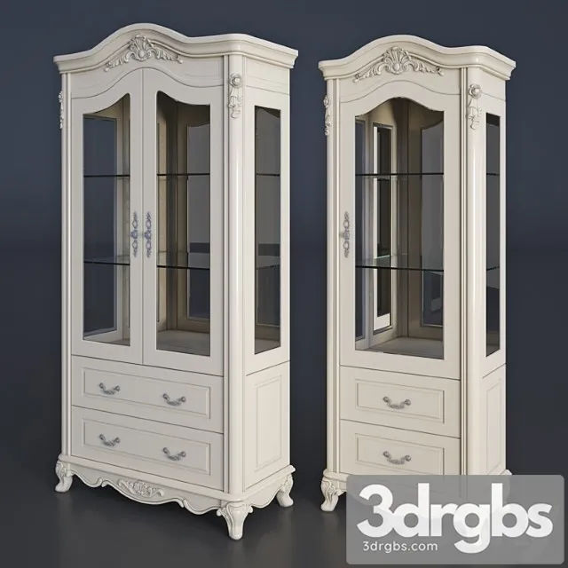 Dvie Vitriny Milano 8803 1 3D Model Free
