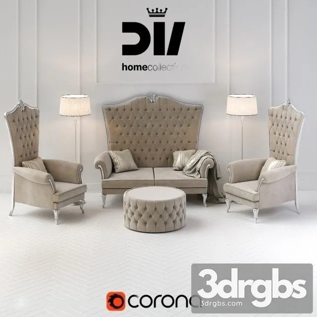 Dvkresla Sofa 3D Model Free