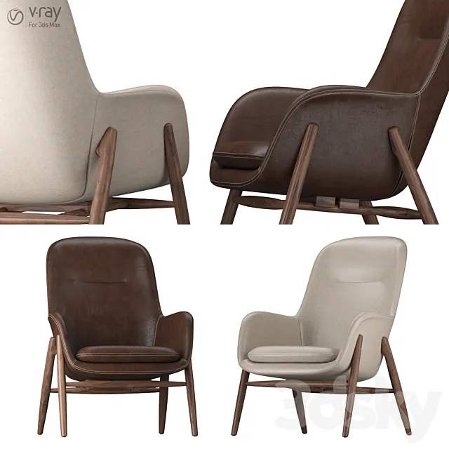DWR - Nora Lounge Chair 3DModel