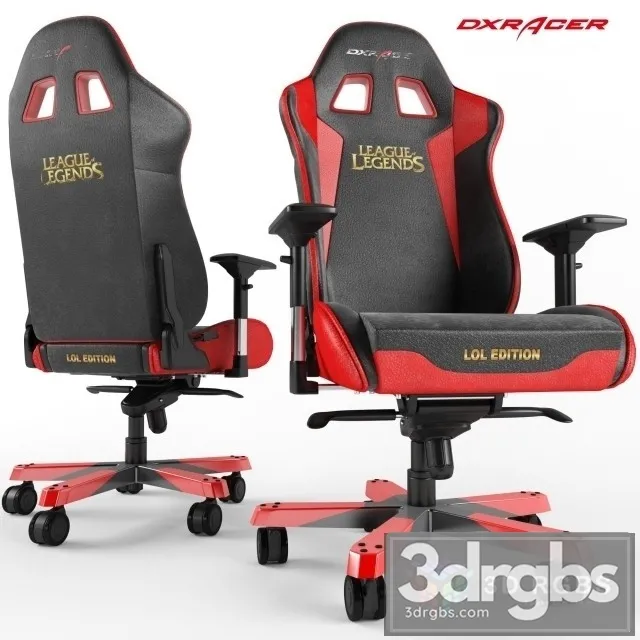 Dxrace Gaming Chair 3D Model Free