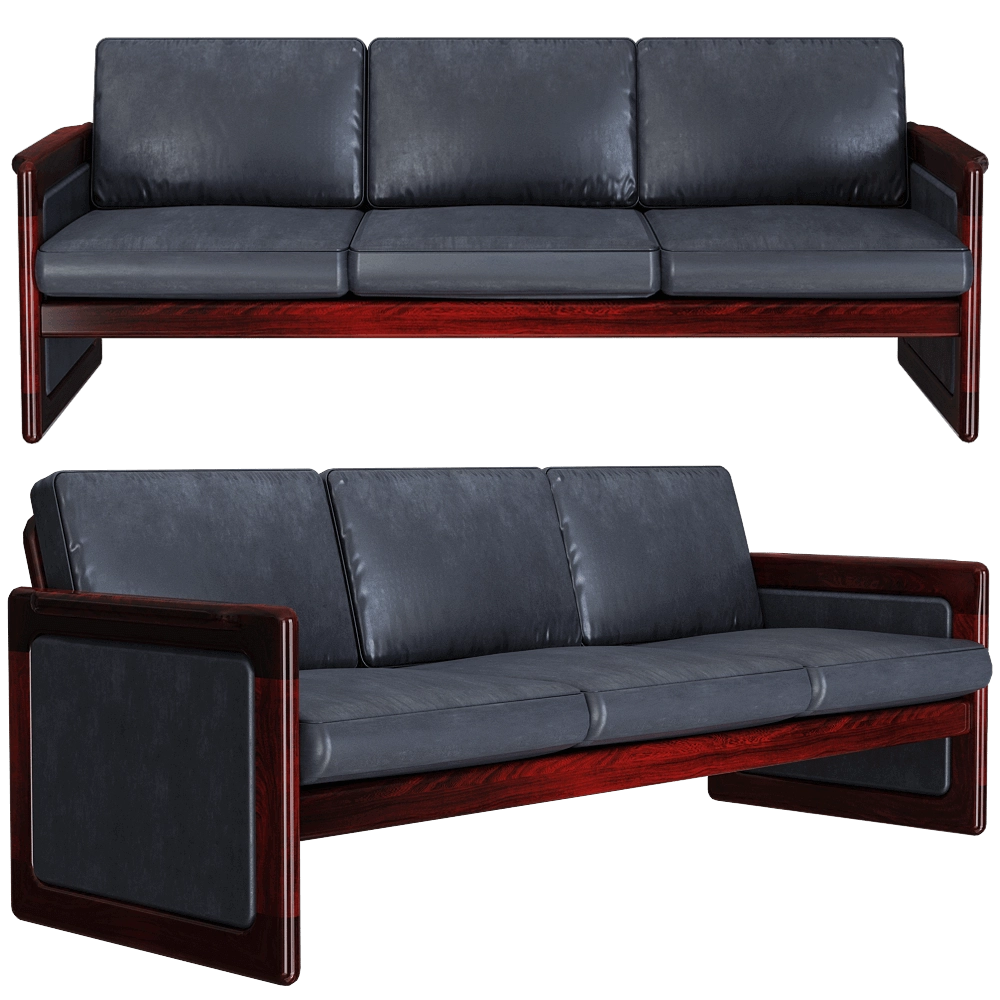 Dyrlund - Sofa Rosewood Hires 7820 3 3D Model