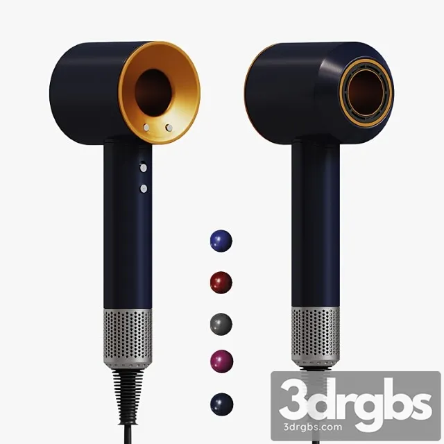 Dyson Supersonic 3D Model Free