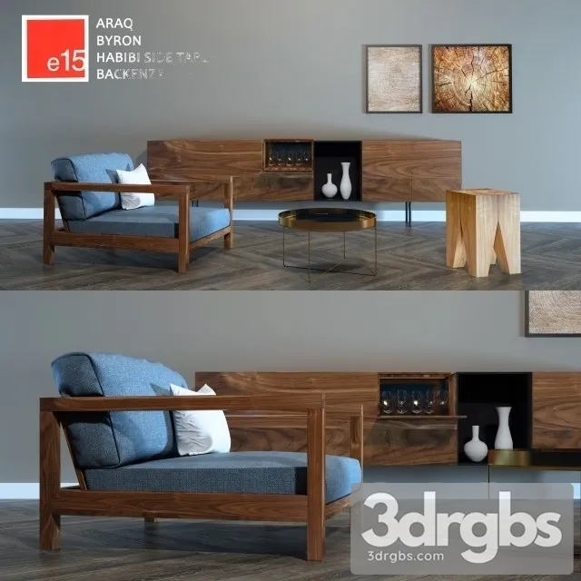E 15 Sideboard 3D Model Free