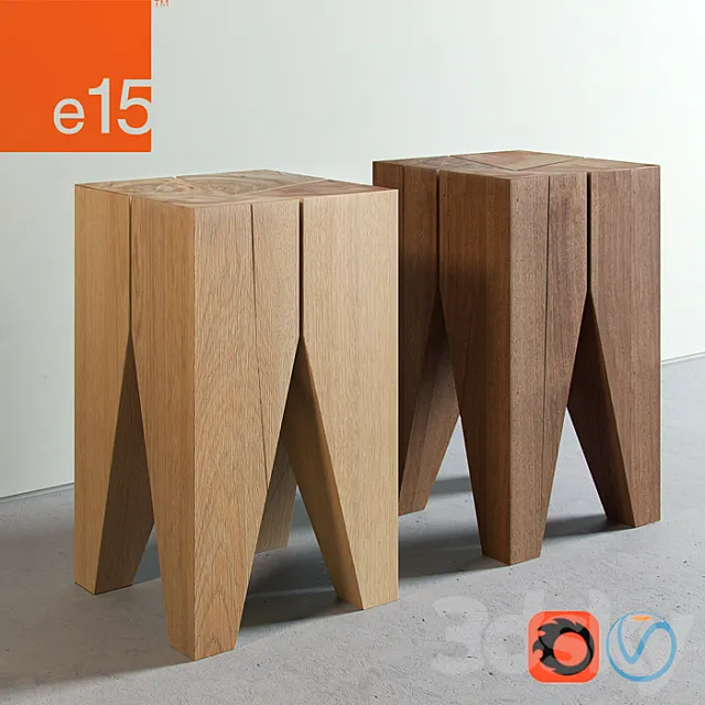 e15 Backenzahn stool 3DModel
