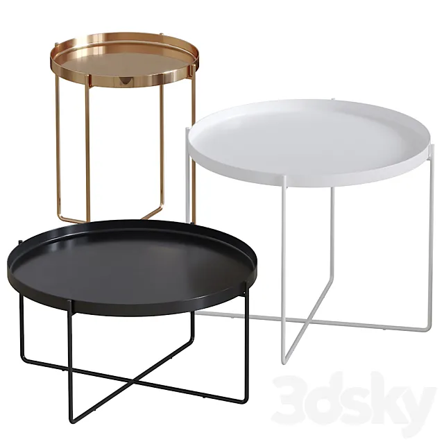 e15 - CM05 Habibi Side Table 3DModel