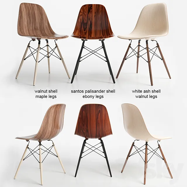 Eames DSW wood chairs Free Download