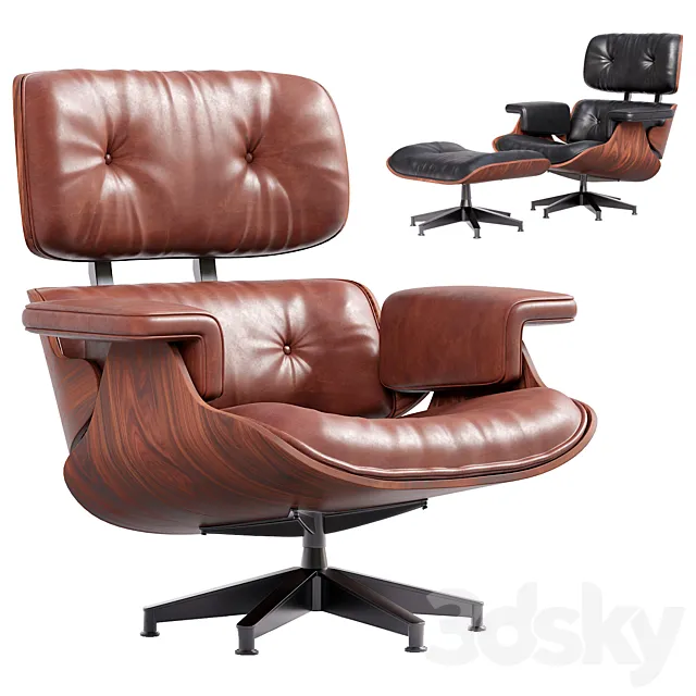 Eames Lounge Chair 3D Model