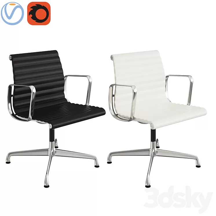 Eames management chair glides 3D Model