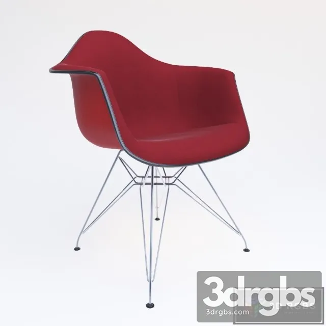 Eames Plastic Armchair DAR 3D Model Free