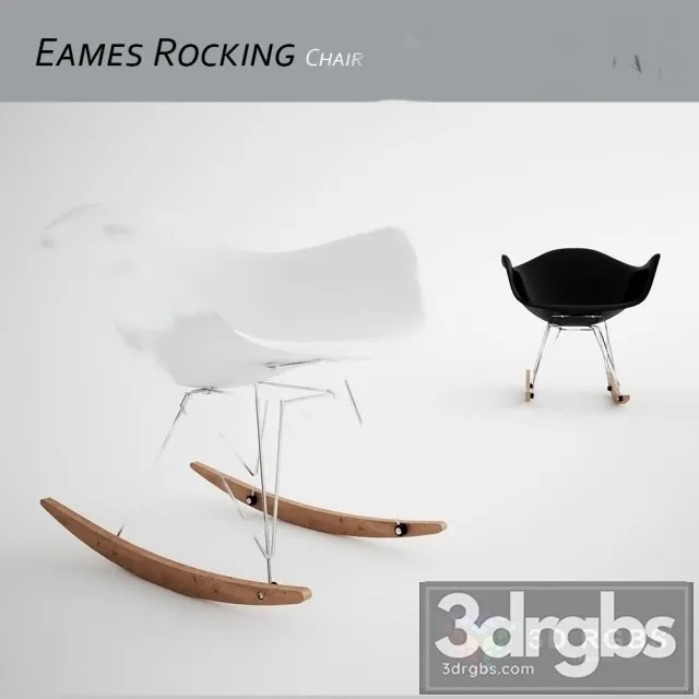 Eames Rocking Chair 1 3D Model Free