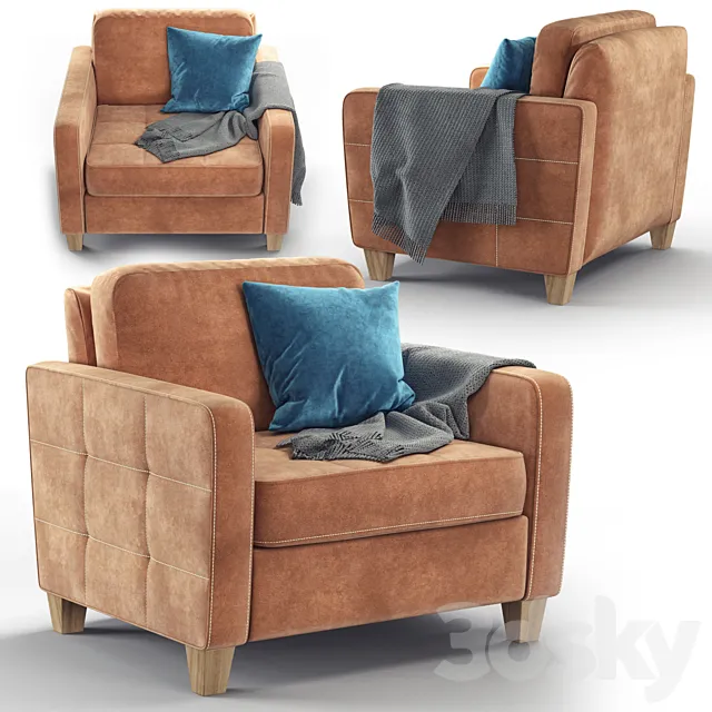 Earl armchair 3DModel