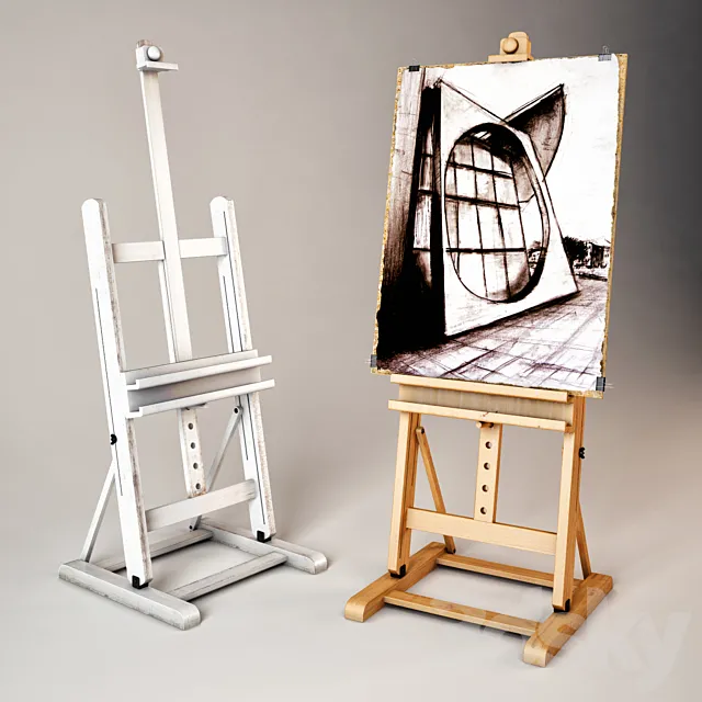 easel 3D Model