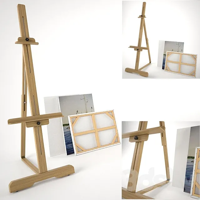 easel and the screen to paint Free Download