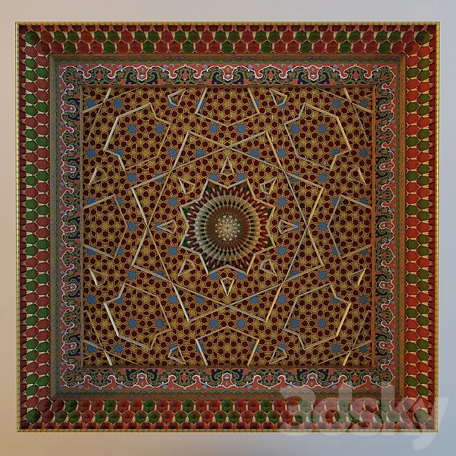 East Ceiling 3D Model