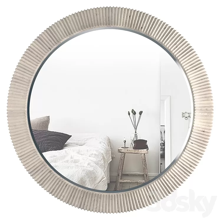 East Hampton Round Mirror 395-333 3D Model