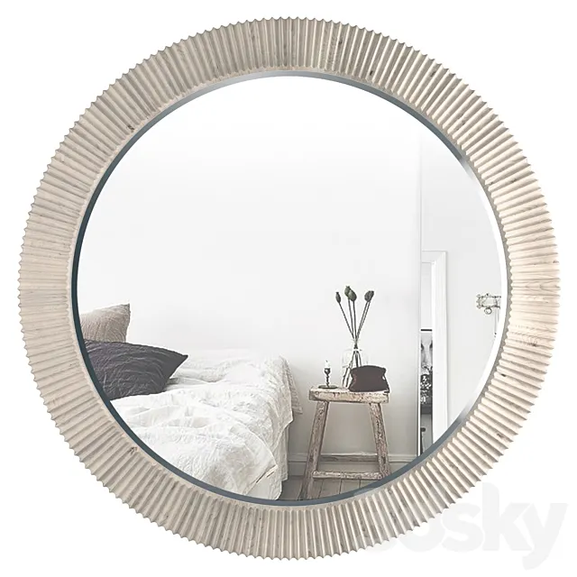 East Hampton Round Mirror 395-333 3DModel