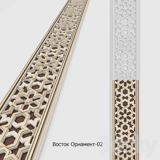 East Ornament-02 3DModel