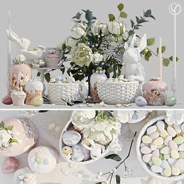 Easter set - 3 3D Model