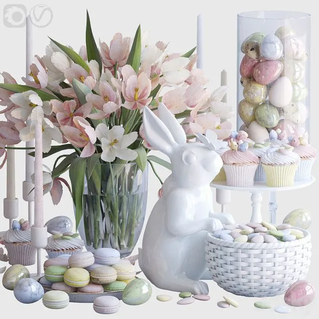 Easter set 3D Model