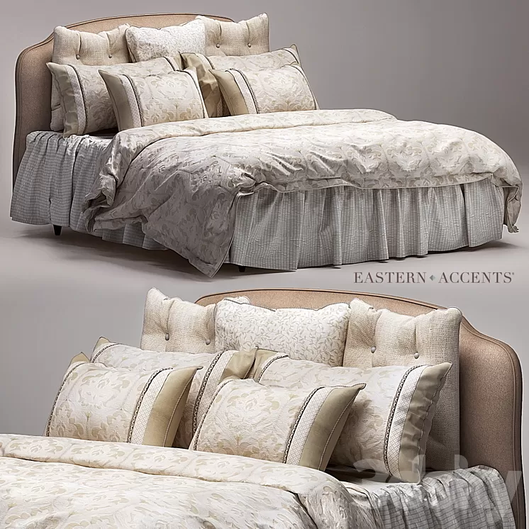 Eastern Accents bedding 3D Model
