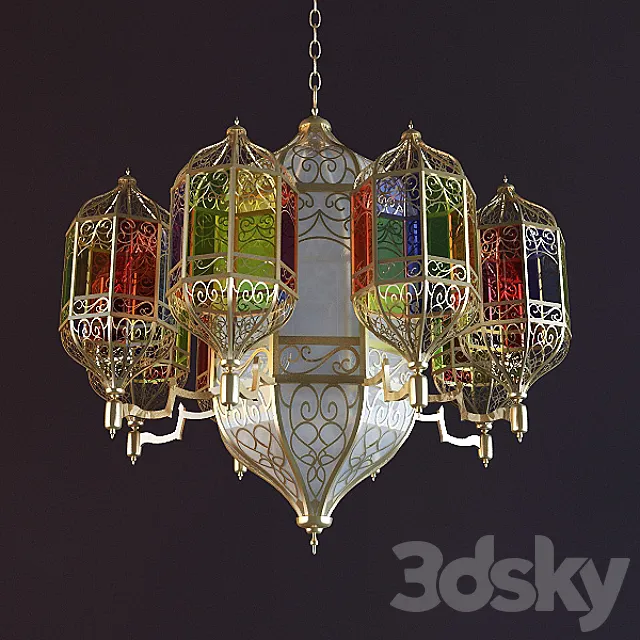 Eastern chandelier 3D Model