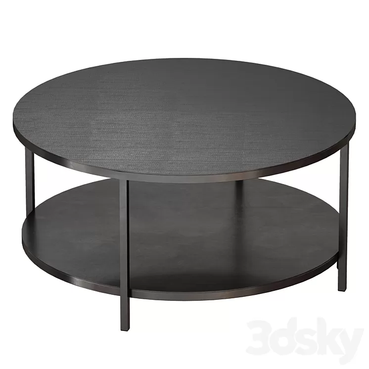 Echelon Round Coffee Table (Crate and Barrel) 3D Model