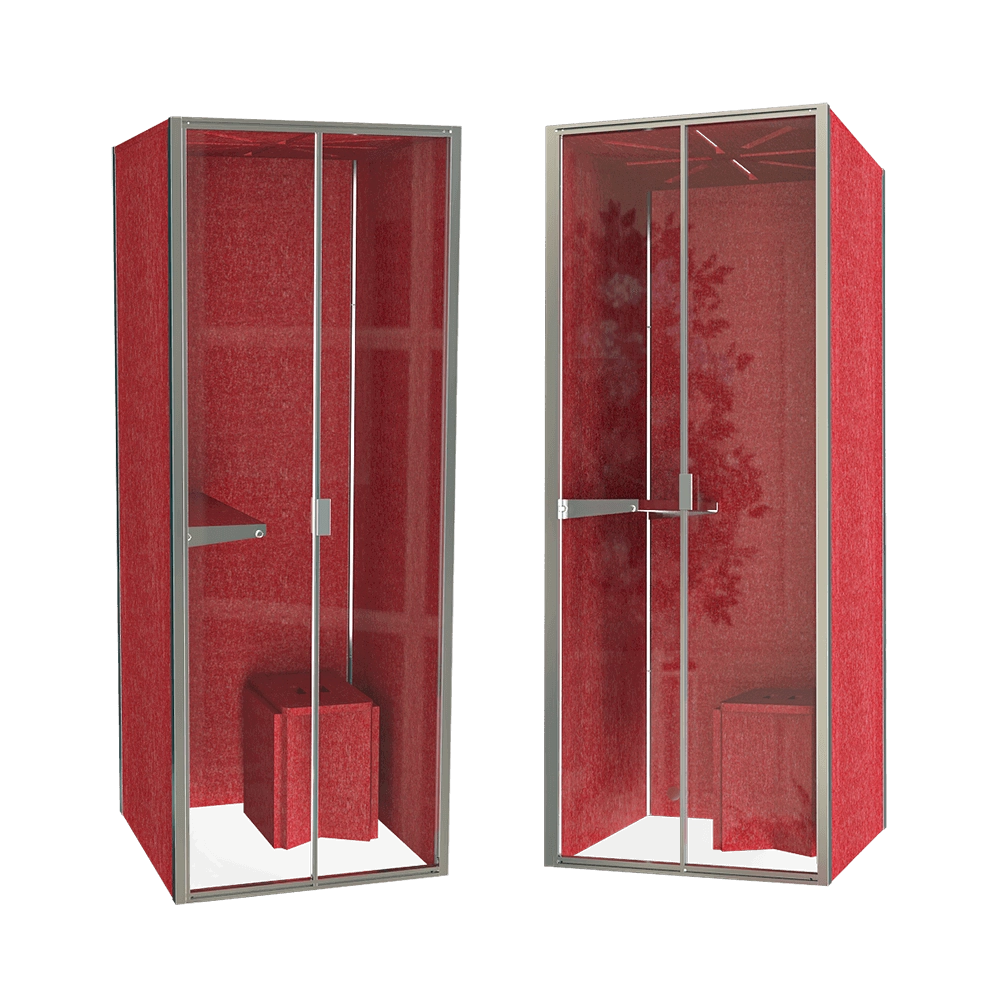 ECHOJAZZ - Acoustic booth Echobox with glassdoor 3D Model
