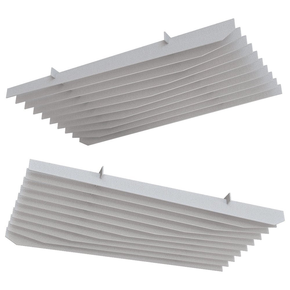 ECHOJAZZ - Sound absorbing panel ECHOBAFFLE CORNER L 3D Model