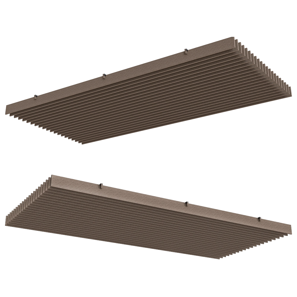 ECHOJAZZ - Sound absorbing panel ECHOBAFFLE PLAIN L 3D Model