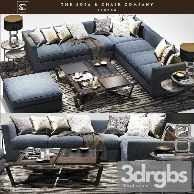 Eckard Corner Sofa Camden Coppice The Sofa Chair Company 3D Model Free