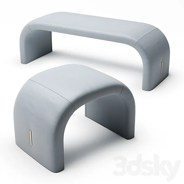 ECLIPSE Bench and Pouf Free Download