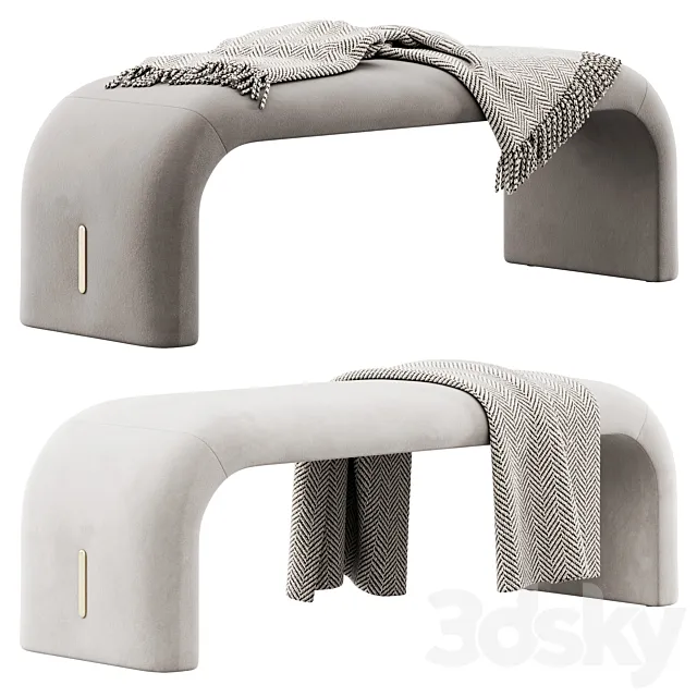 Eclipse Bench by Turri 3D Model