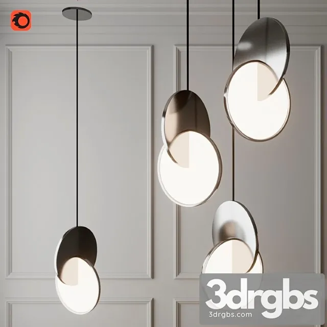 Eclipse pendant light 3D Model Free