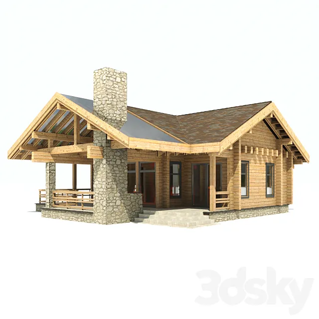 eco cottage 3D Model