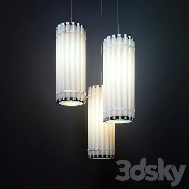 Eco lamp Vertical Tube 3DModel