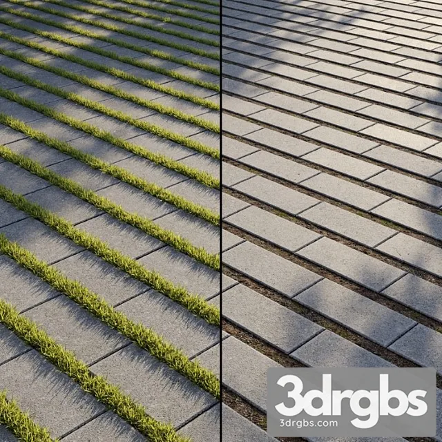 Eco Paving Type 1 Pattern 5 3D Model Download