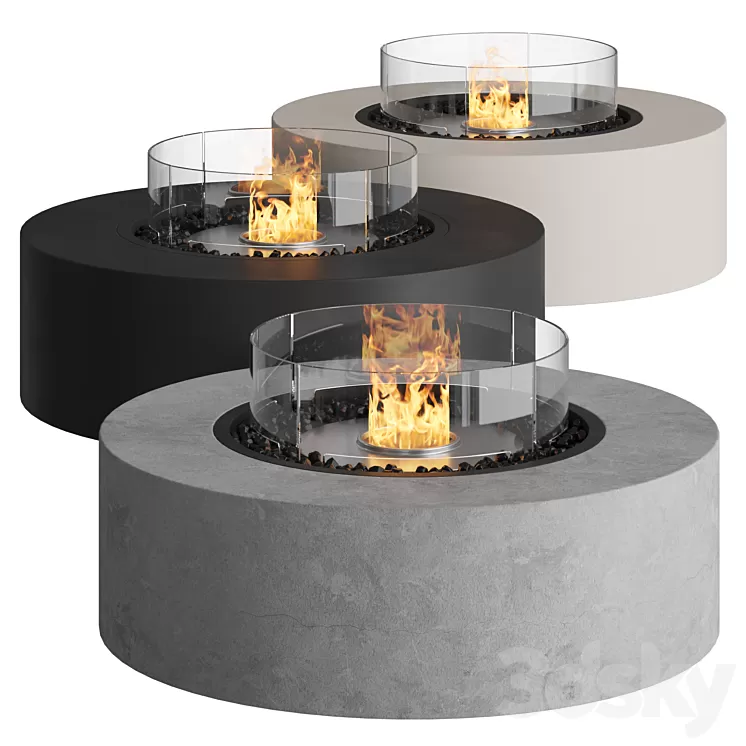EcoSmart Fire | Fireplace 3D Model Free