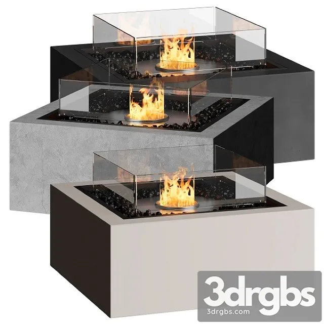 EcoSmart Fire Fireplace 3D Model Free
